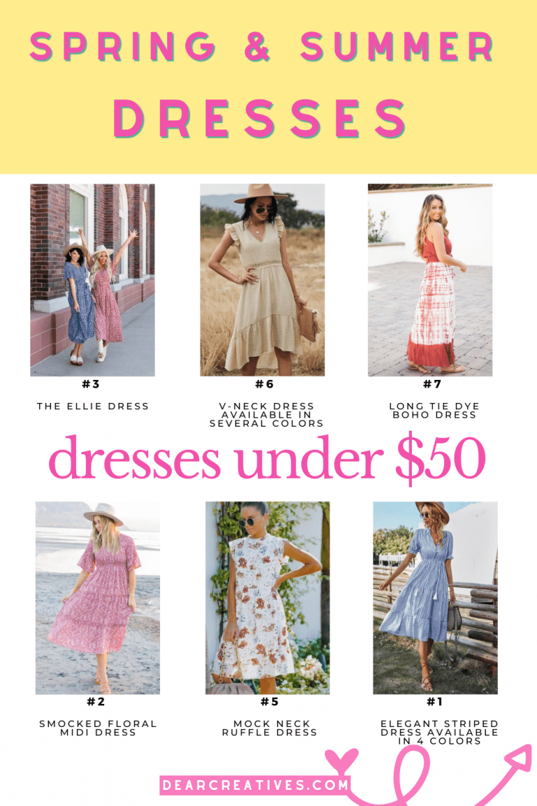 Dresses For Spring And Summer Under $50