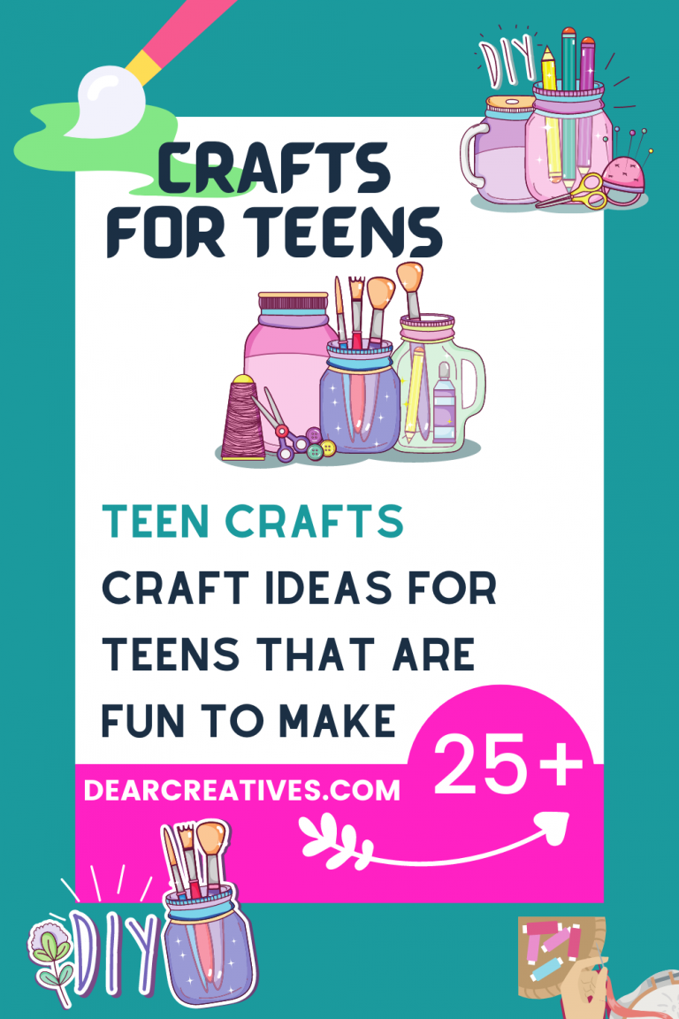 Crafts For Teens – 25+ Fun Craft Ideas For Teens!