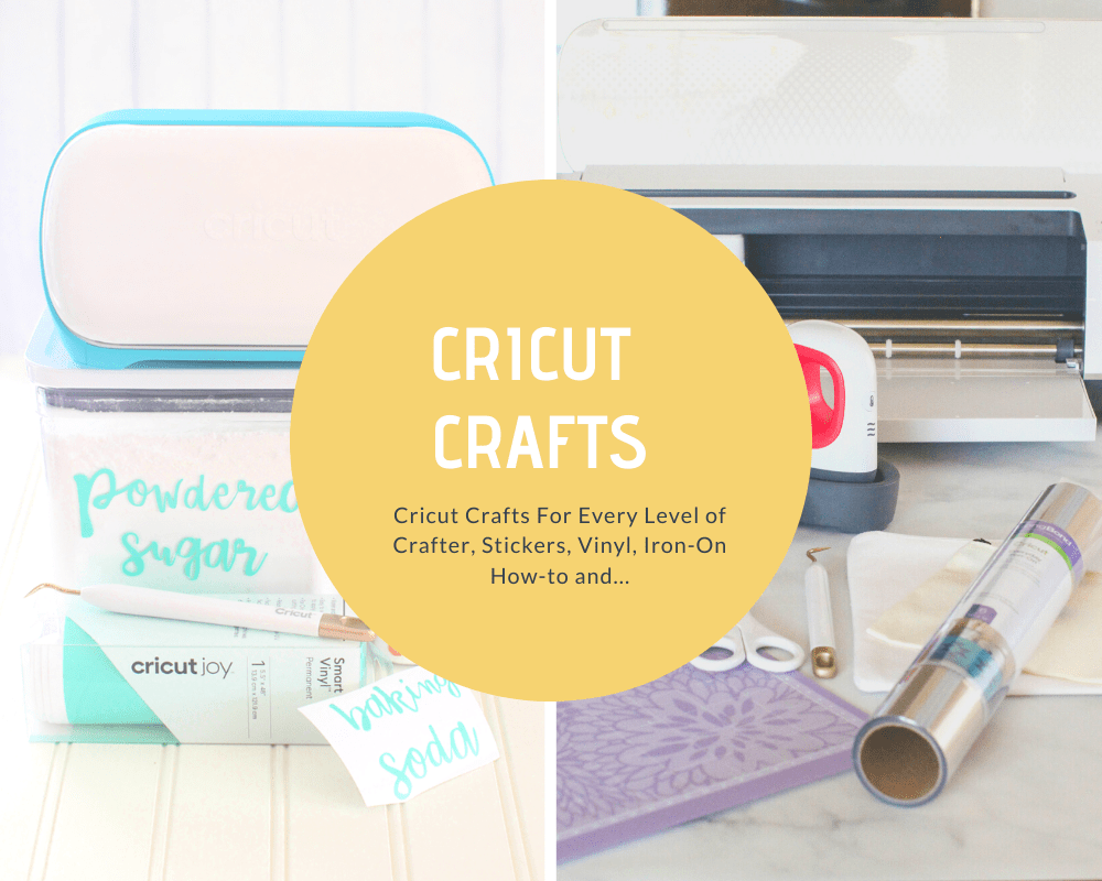 Cricut Crafts- list of Cricut Crafts To Make - Plus guide filled with tips for getting and using a Cricut digital cutting machine. See all the things to make with the Cricut - DearCreatives.com