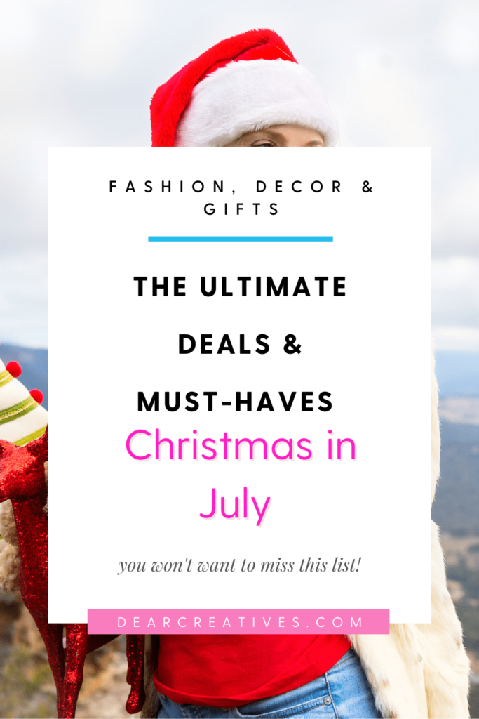 Jane Christmas in July. Top deals and must-haves. Hurry find out more to shop the sale. DearCreatives.com 