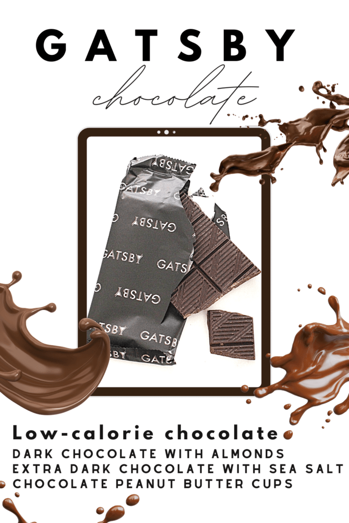 GATSBY Chocolate - Low-Calorie, Low-Sugar Chocolate - Smiling Notes