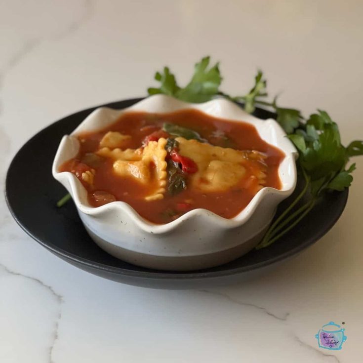 Image for Easy Slow Cooker Ravioli Soup