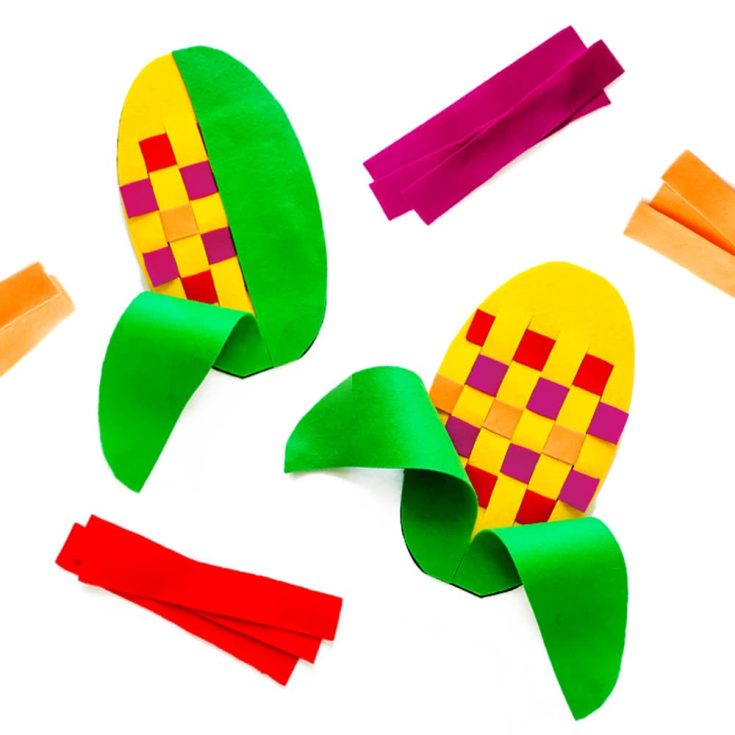 Image for Felt Calico Corn Weaving Craft for Kids