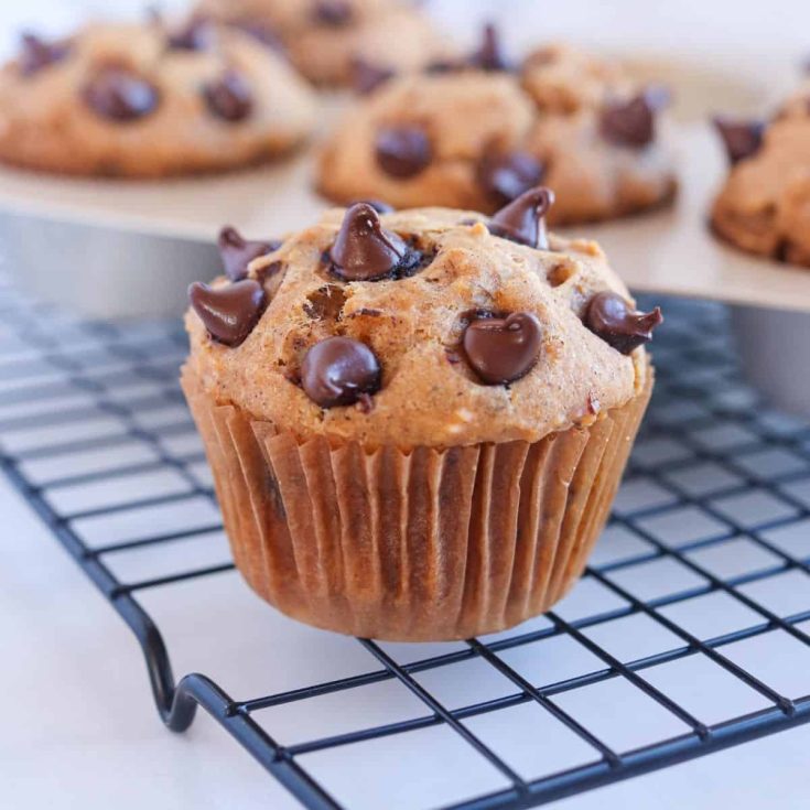 Image for Sweet Potato Chocolate Chip Muffins Recipe