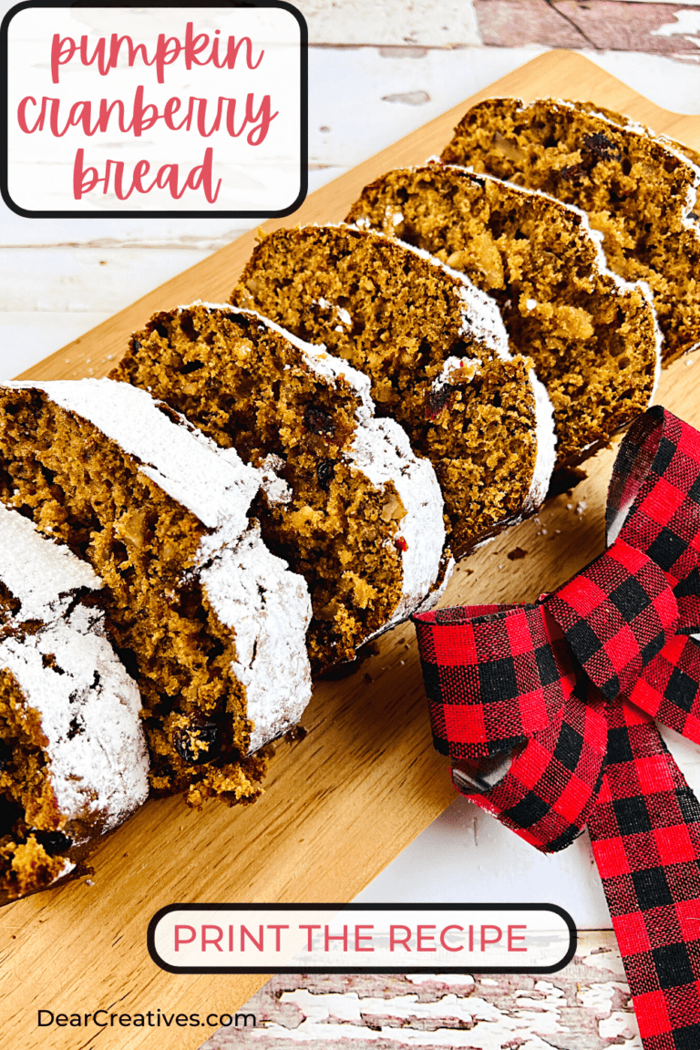 Easy Pumpkin Cranberry Bread