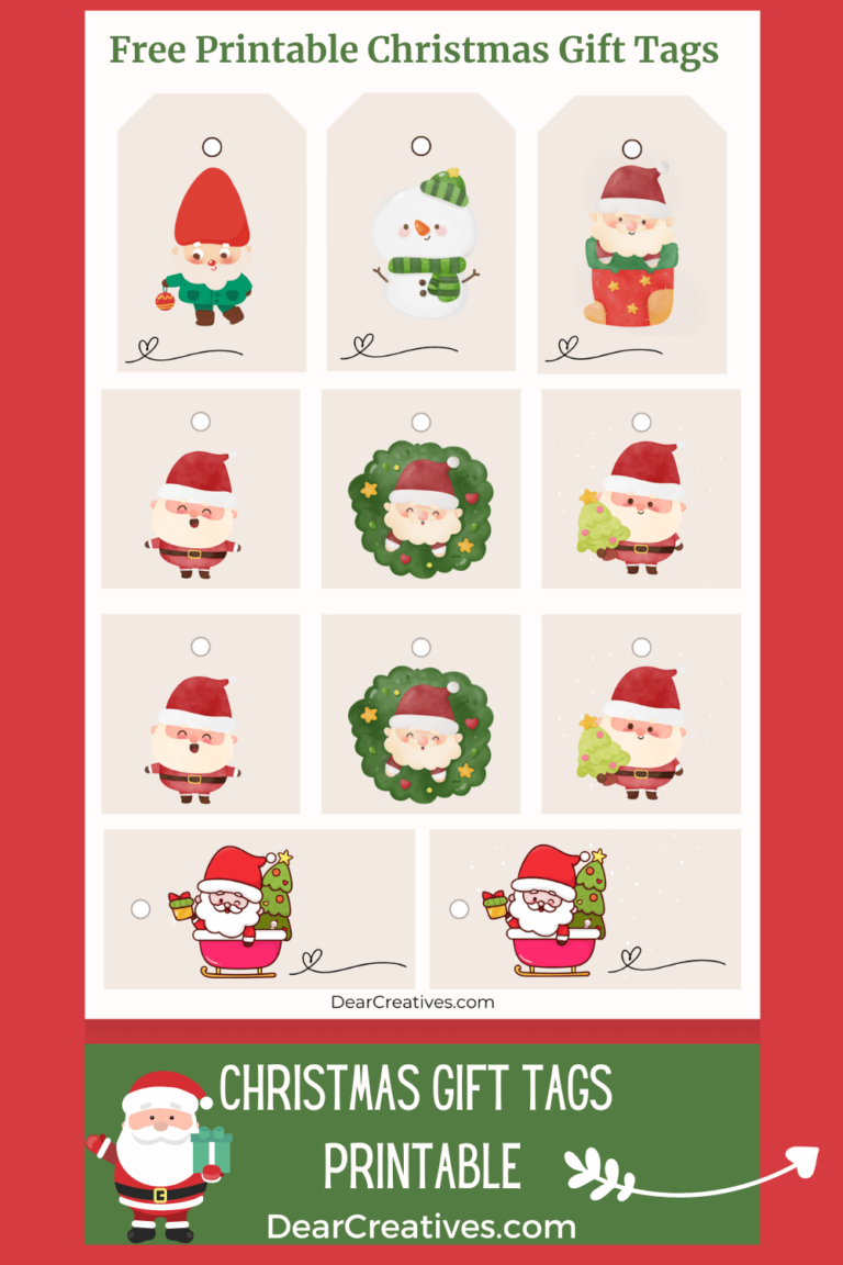 Christmas Gift Tags Printable