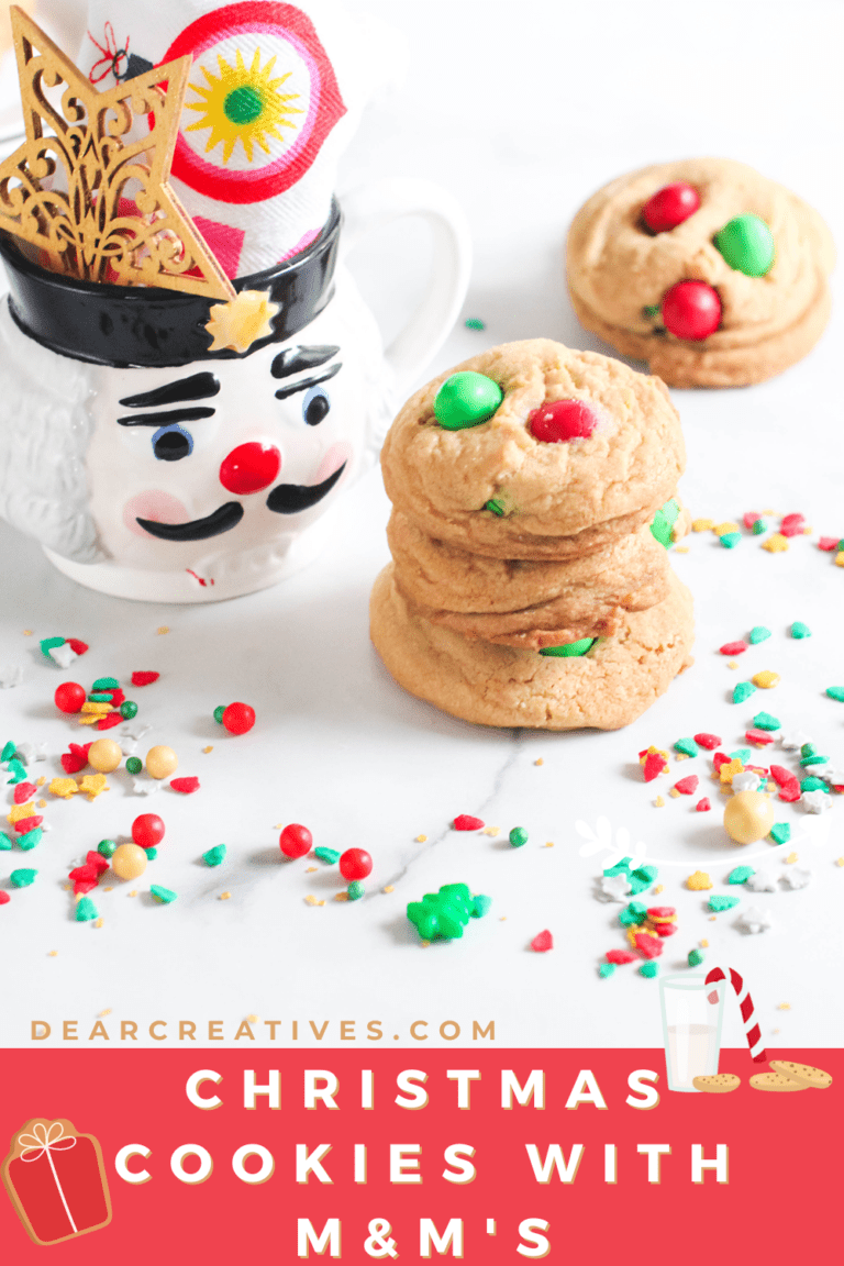 Christmas Cookies With M&M’S