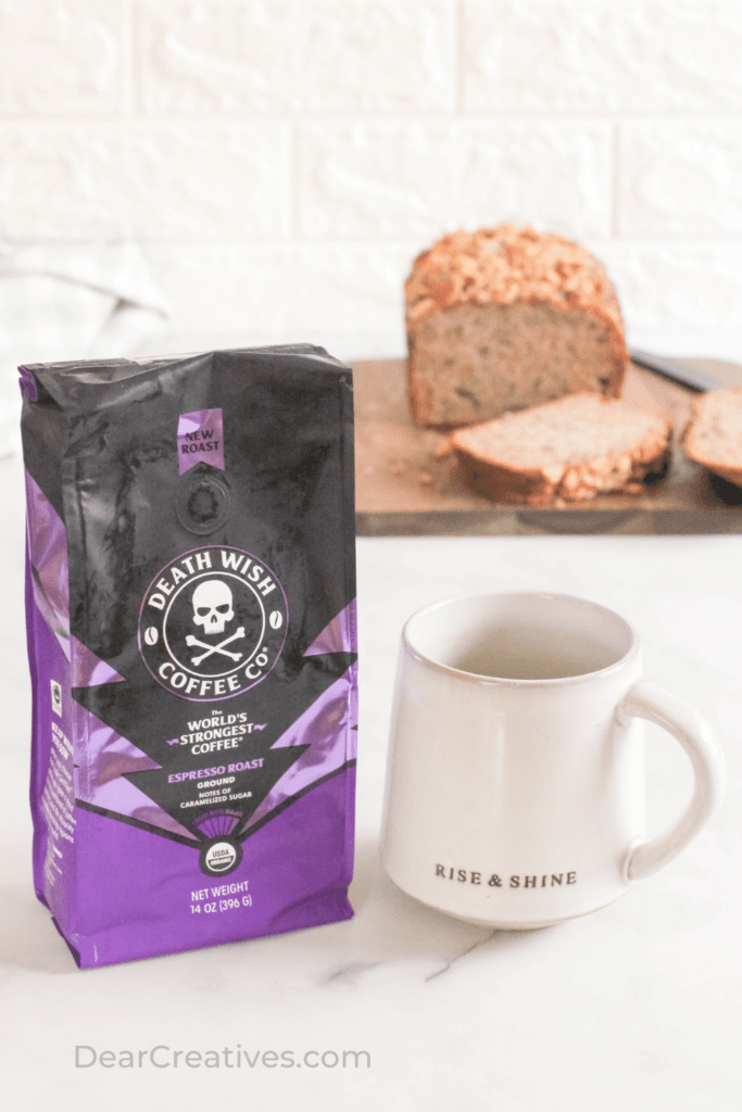 Death Wish Coffee Review - Ways to brew espresso coffee, coffee pairings, and best of all a 10% sitewide discount! Find out more at DearCreatives.com