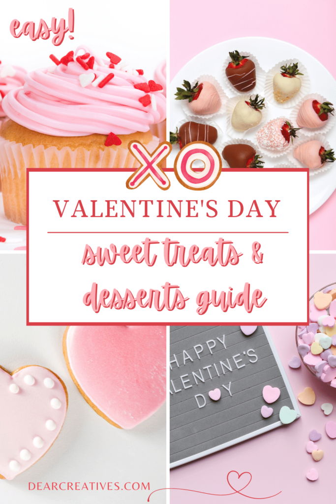 Sweet Treats For Valentine's Day - Mixes and Kits for Valentine's Day To Make and Bake. Plus Sweet Treats and Dessert Recipes you will love making. DearCreatives.com