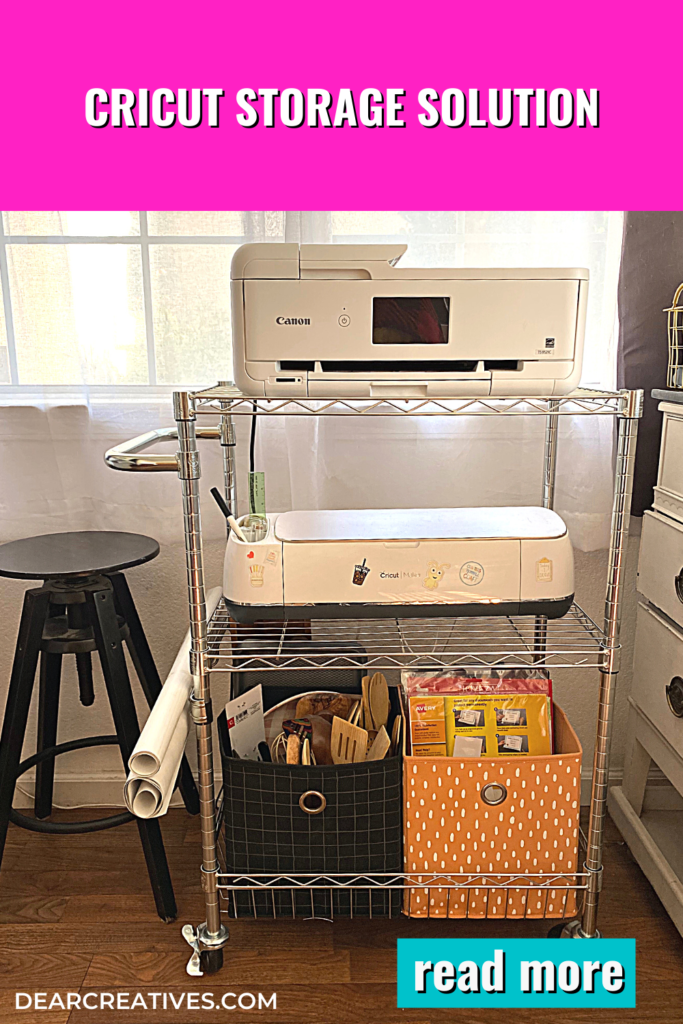 Cricut Storage Solution + Craft Storage Ideas - Dear Creatives