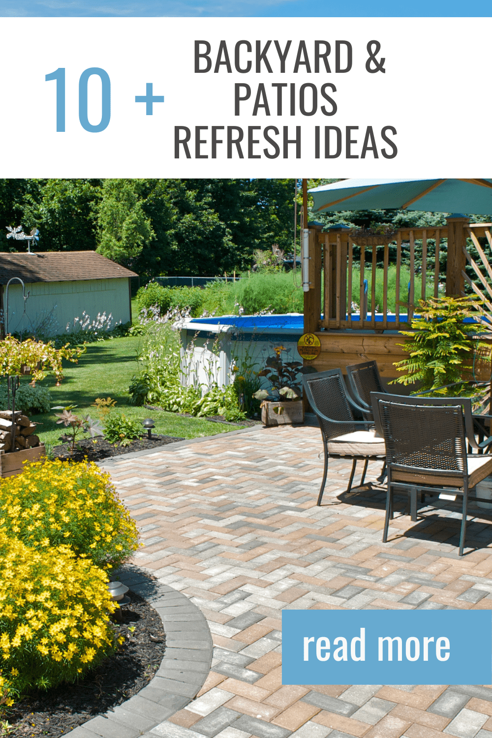 Backyard Patios Refresh Ideas+ 30 off Sale Dear Creatives
