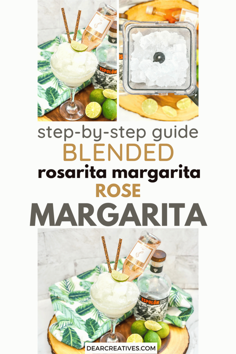 Rose Margarita - Rosa Rita Margarita (Blended) Dear Creatives