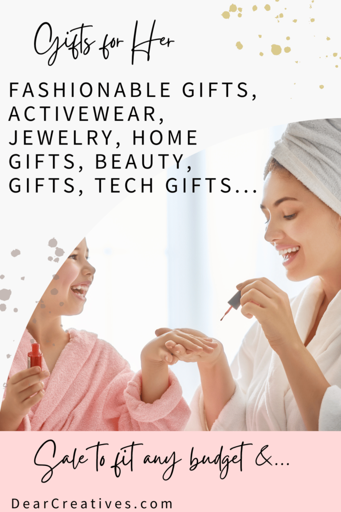 Fashionable gifts, activewear, Jewelry, home gifts, beauty, gifts, tech gifts... See where to shop for Mom (or Grandma) and... DearCreatives.com