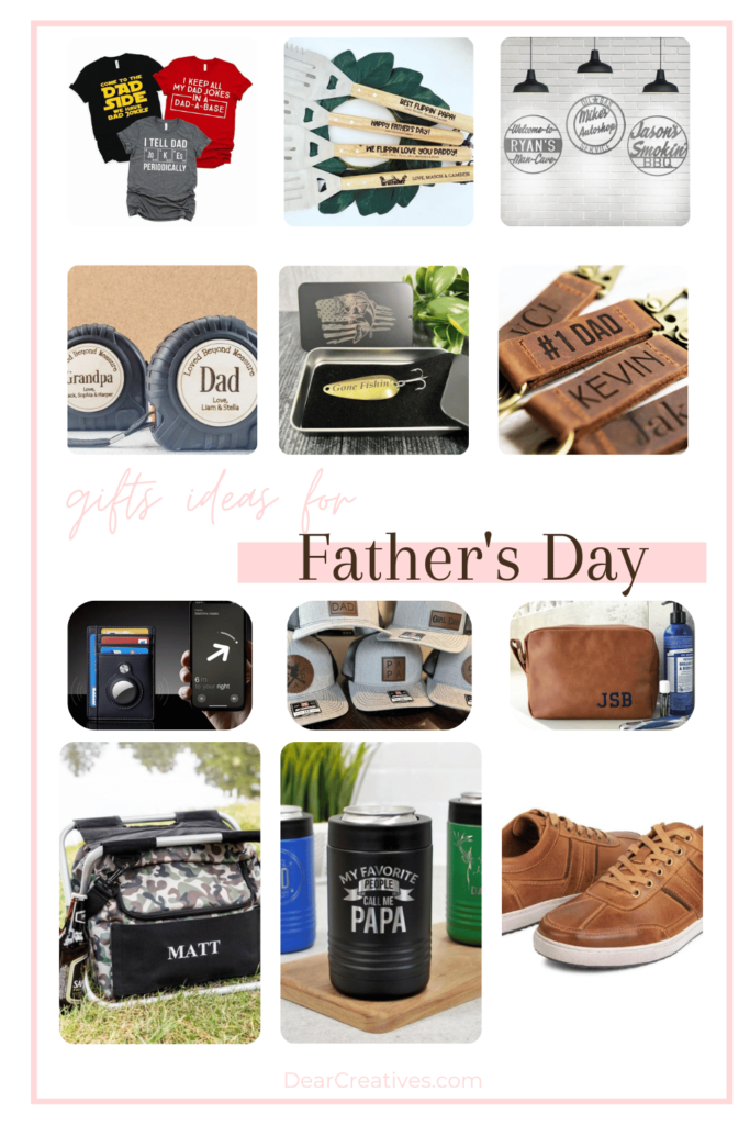 12 Affordable gift ideas for Dad or Grandpa - See all the gift ideas for celebrating Father's Day at DearCreatives.com