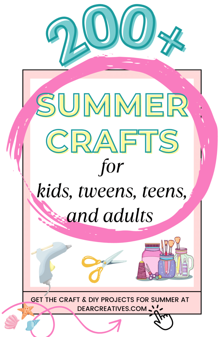 Summer Crafts – 200+ Crafts To Kick-Off Summer Crafting!