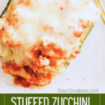 Don't know what to make for dinner And you have zucchini - Make this stuffed zucchini recipe that is so flavorful . Print the recipe at DearCreatives.com