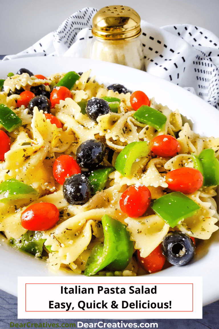 Italian Pasta Salad Easy, Quick & Delicious!