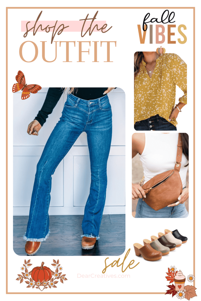 Cute Fall Outfits for women - Get all the fall vibes and shop the sale to find your favorite outfit for fall and autumn... DearCreatives.com