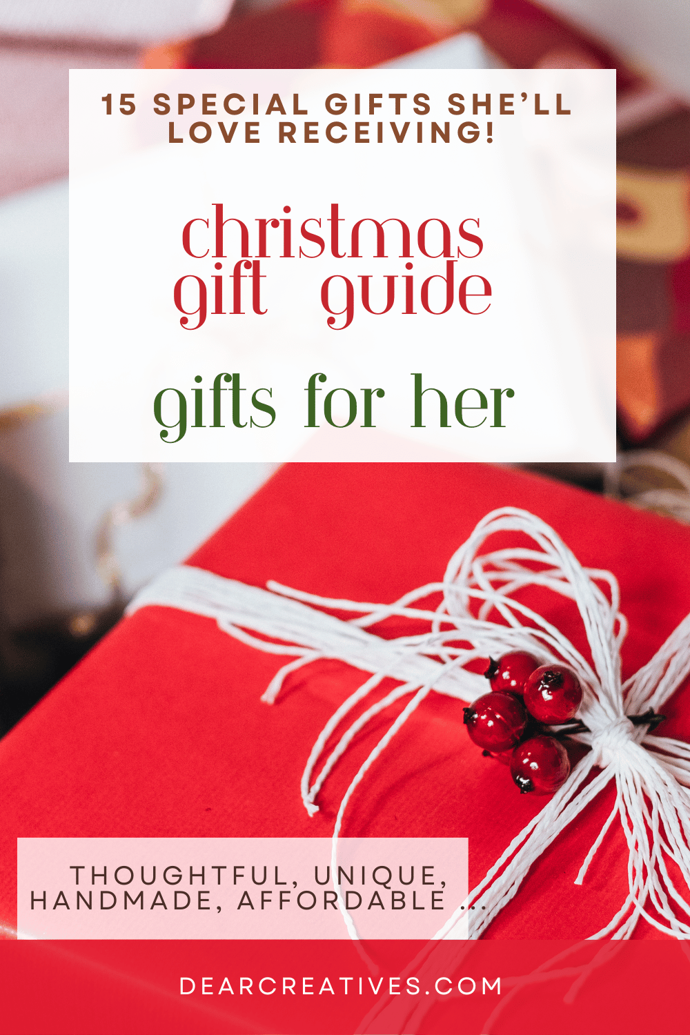 Christmas Gift Ideas For Mom - Dear Creatives