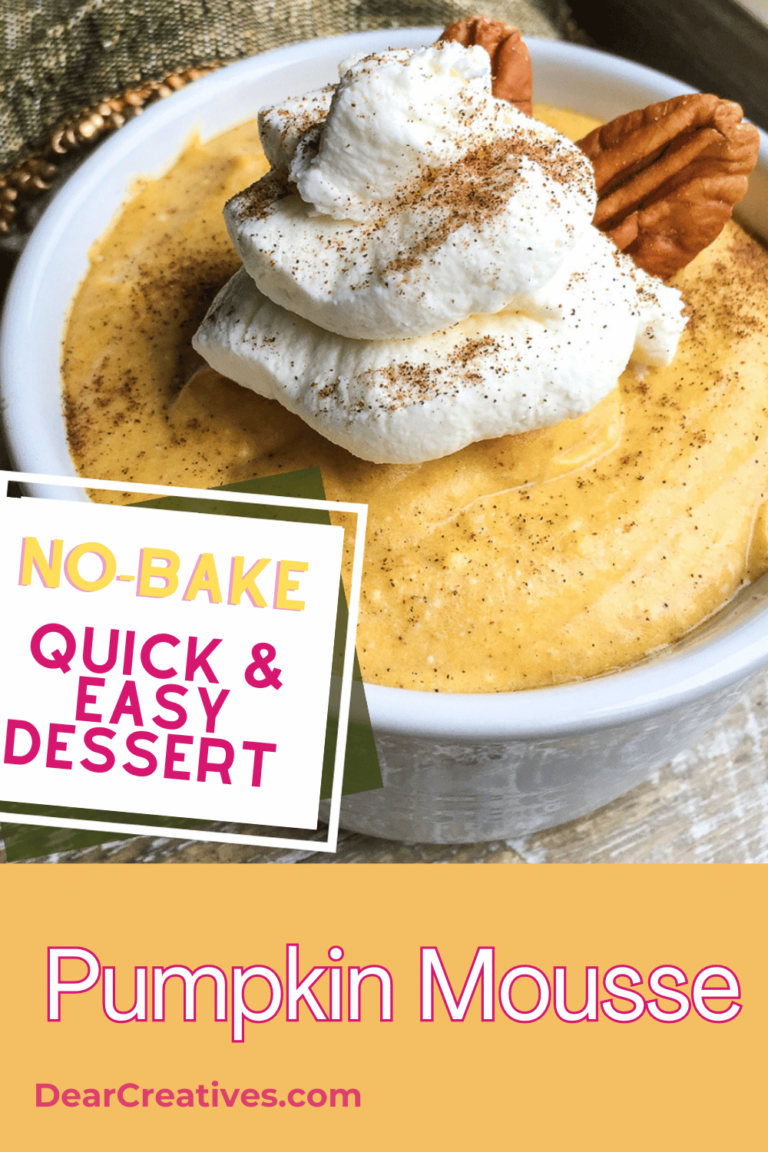 Pumpkin Mousse Easy No-Bake Dessert