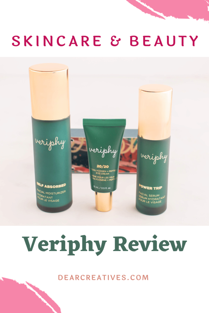 Veriphy Review - Are you looking for quality natural, cruelty-free skincare products Find out more about this skincare beauty line - DearCreatives.com 