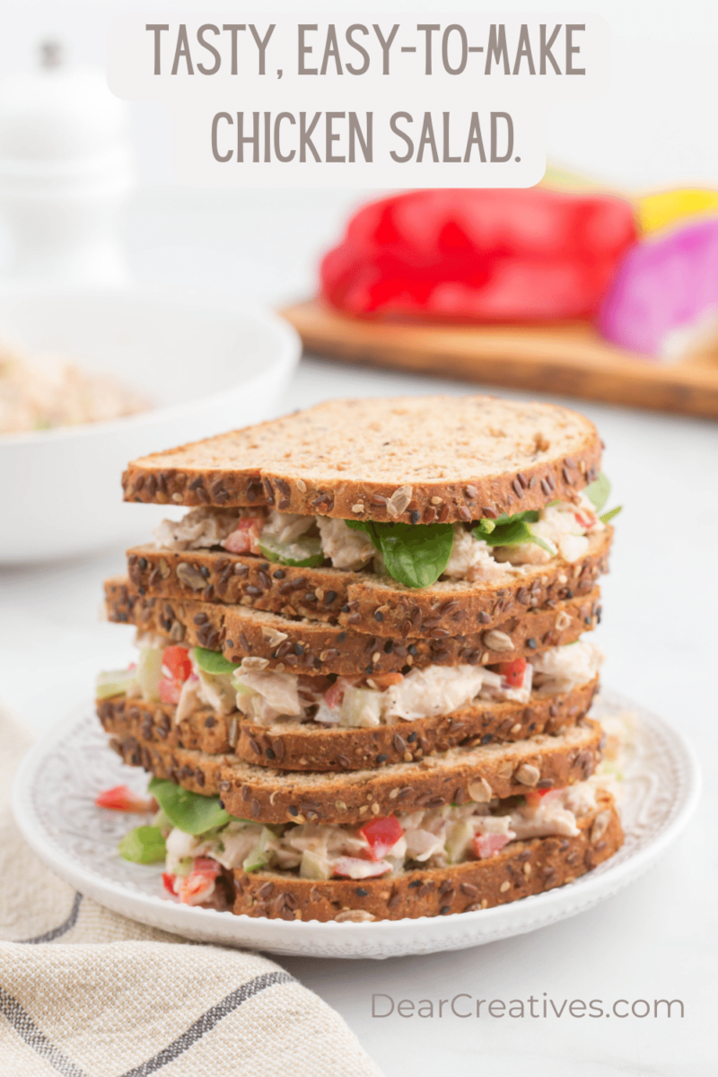 Chicken Salad Sandwich Recipe Dear Creatives