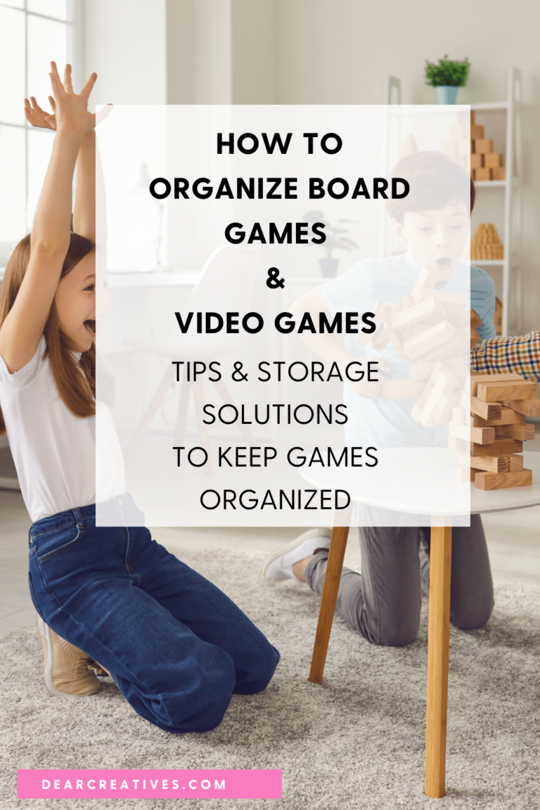 How To Organize Board Games and Video Games