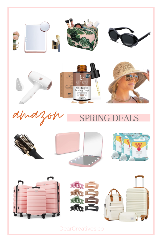 Amazon Spring Sale - Travel essentials, travel and beauty products on sale right now! Find out more at DearCreatives.com 