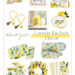 Lemon Kitchen Decor - Brighten up your home with lemon decorations and useful kitchen items with lemon prints on them. Find out more at DearCreatives.com