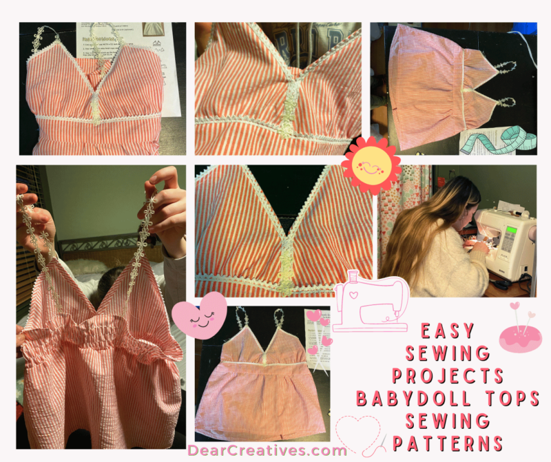Babydoll Tank Top Sewing Patterns - Sewing Projects Spring/Summer Dear ...