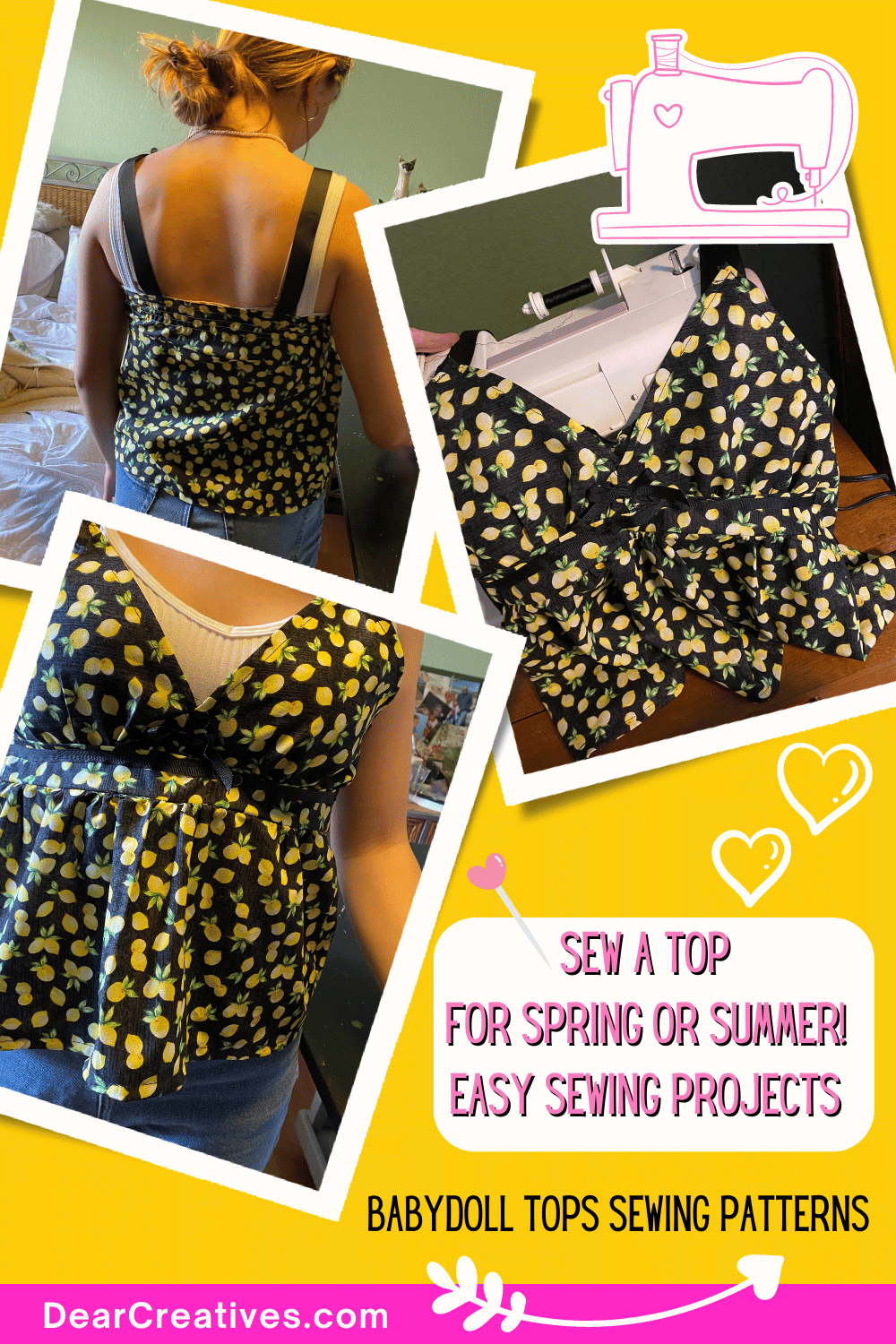 Babydoll Tank Top Sewing Patterns - Sewing Projects Spring/Summer Dear Creatives babydoll-tank-top-sewing-patterns-sewing-projects-spring-summer-dear-creatives