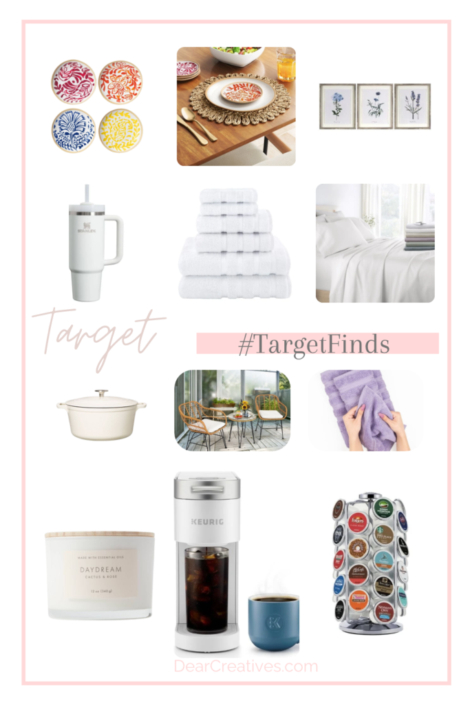 Target Finds Summer Home Refresh - #Targetfinds that are perfect for giving your home a refresh for summer or gifting a graduate, bride to be… DearCreatives.com