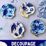 Beach Craft With Beachshells - Decoupage Craft Using Seashells - DearCreatives.com
