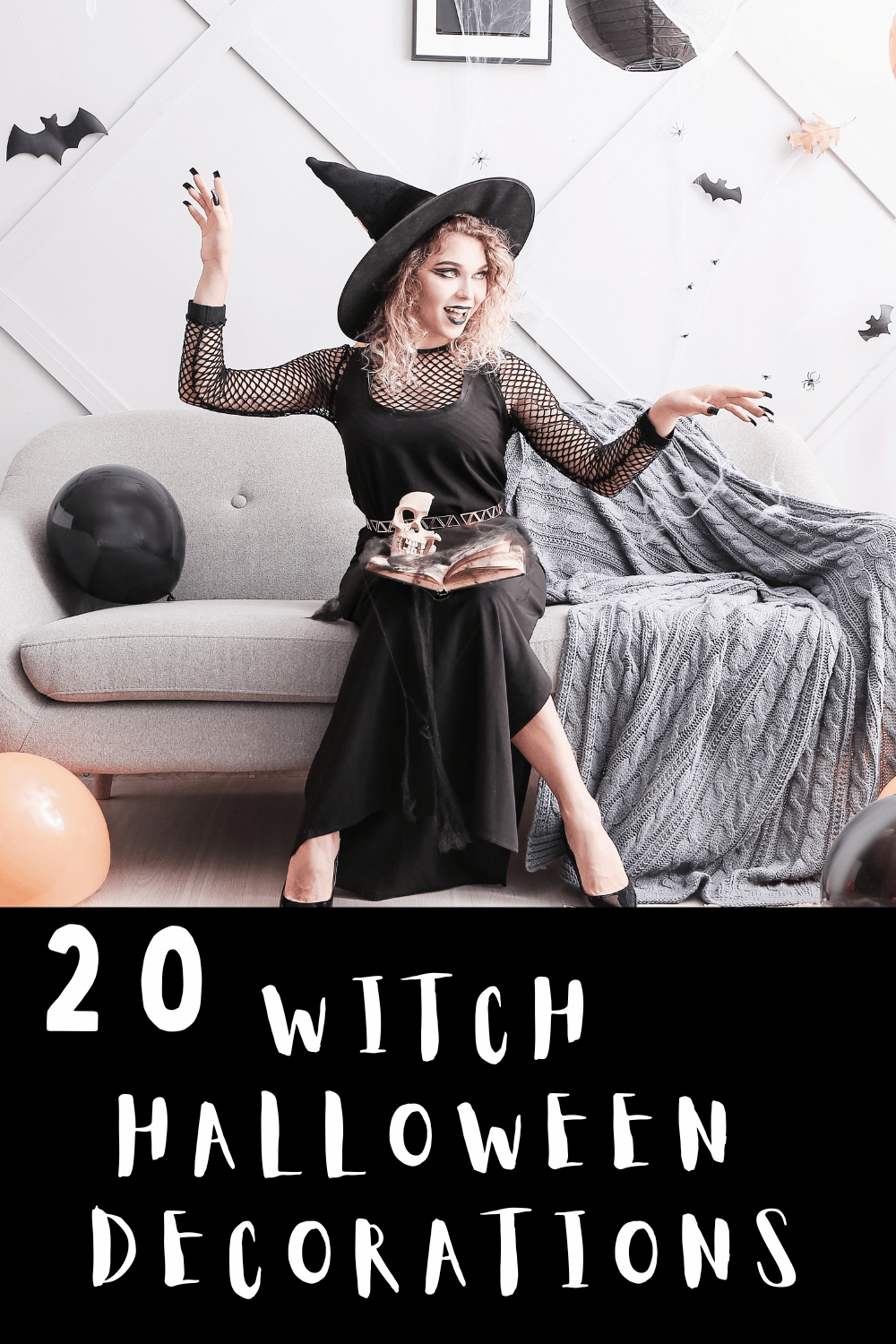 Witch Halloween Decorations - 20 Witchy Ideas For Decorating Your Space For Halloween... DearCreatives.com