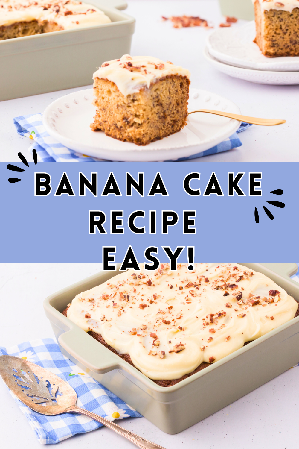 Snack Cake Banana Bread 8x8 Pan Banana Cake Recipe And Cream