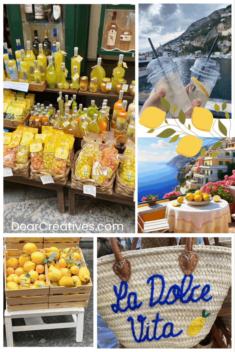 Solarno Italy: Lemons, limoncello, la dolce vita, lemon spritz… lemon home decor inspiration. DearCreatives.com