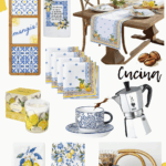 Lemon Kitchen home decor ideas inspired by a trip to Italy Limone Cucina