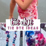 Tie dye ideas, patterns, and how to tie dye t-shirts and socks... This is a fun craft and activity for kids, teens and adults! DearCreatives.com