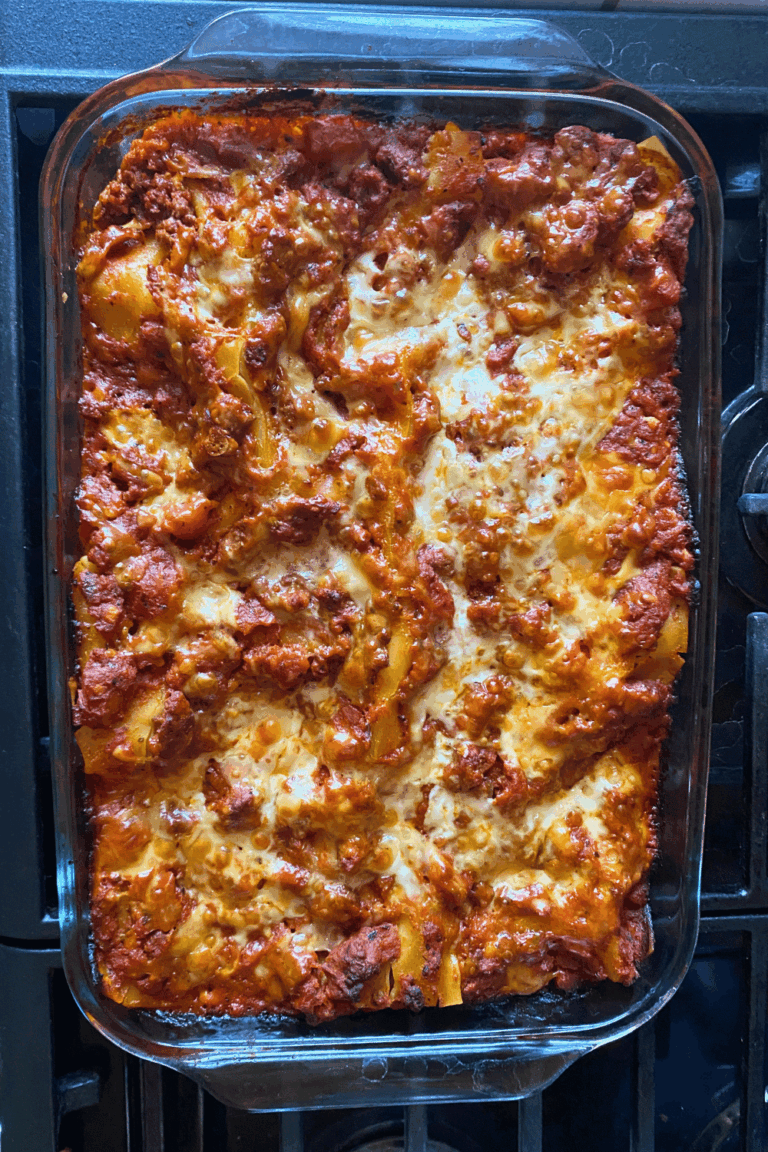 Easy Gluten-Free No-Boil Noodles Lasagna. Make this delicious lasagna with meat sauce and ricotta cheese. You can use other lasagna noodles. Get tips & recipe at DearCreatives.com