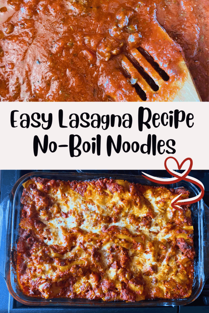 Easy gluten-free lasagna is over! This no-boil recipe is layered with a rich beef and Italian pepper sauce and three kinds of cheese. It’s simple enough for a busy weeknight yet delicious enough for a special occasion. Get the recipe DearCreatives.com  #gfrecipes #easylasagna #glutenfreelasagna #easydinners #noboil 