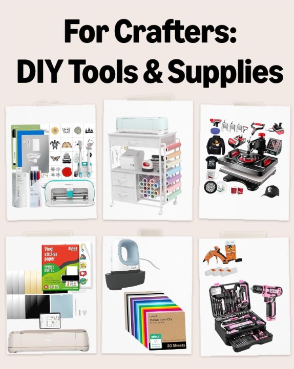 For Crafters Craft Tools, Cricut Machines and materials and DIY Tools